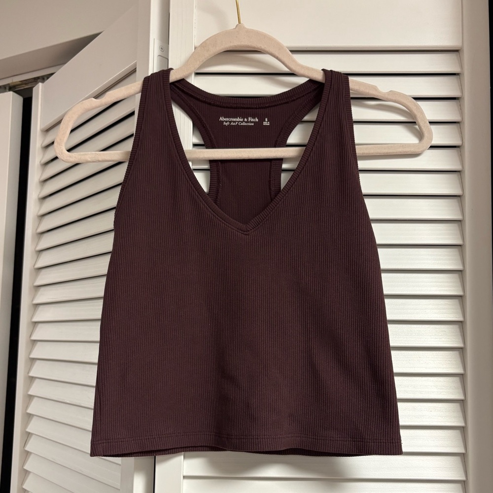 Abercrombie Burgundy Tank Top